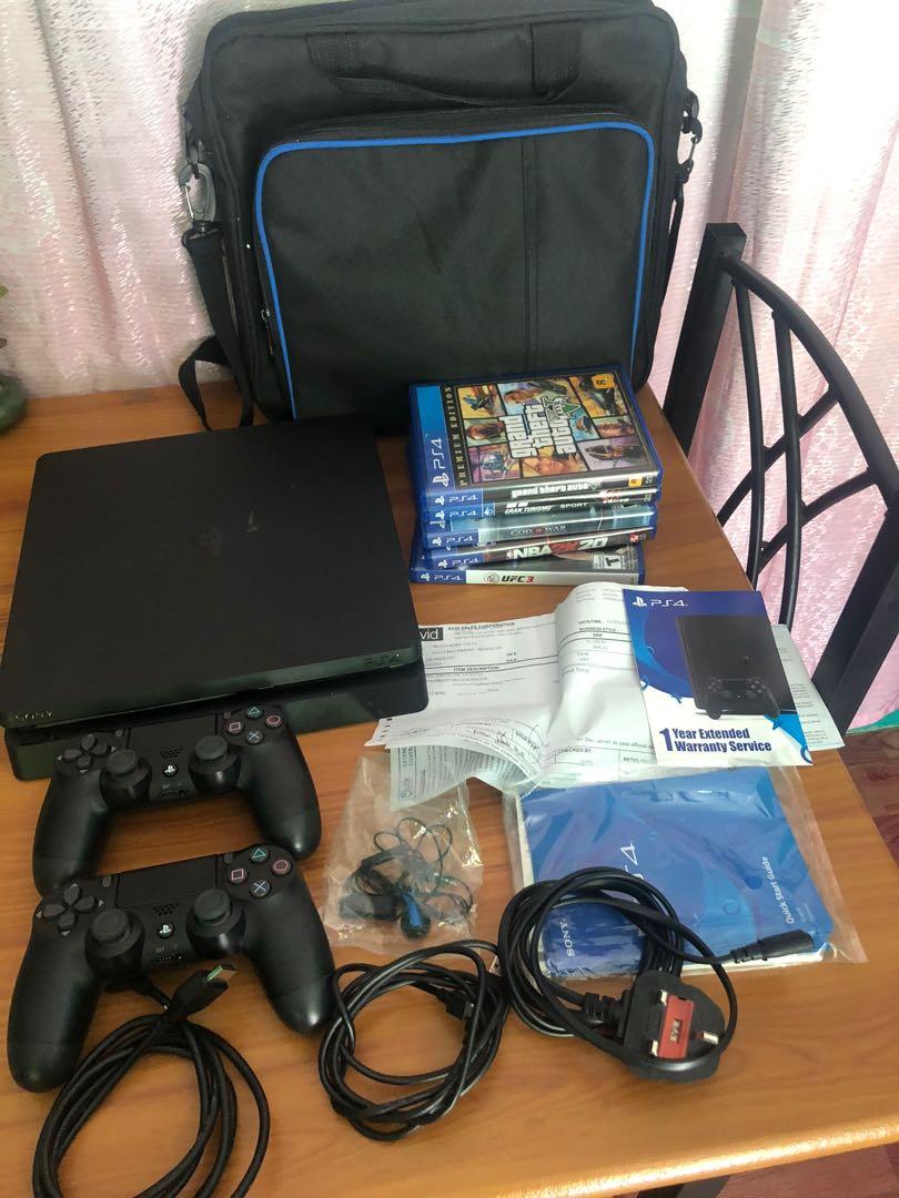 Ps4 Slim 500gb Bundle Video Gaming Video Game Consoles Playstation On Carousell