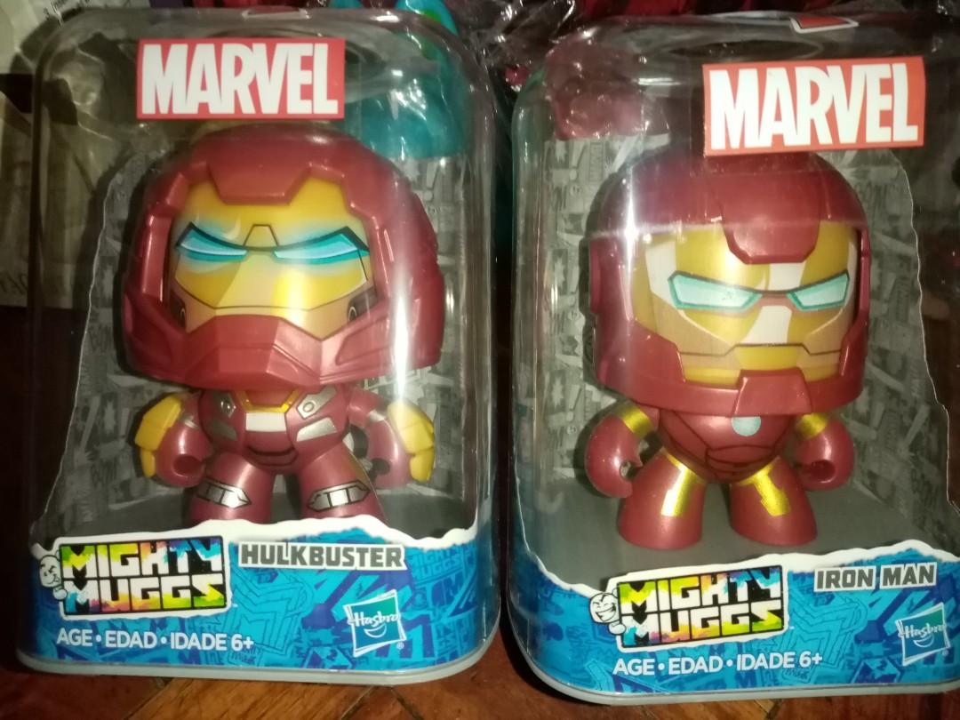 Rare iron man set of 2 mighty muggs Hobbies Toys Toys Games