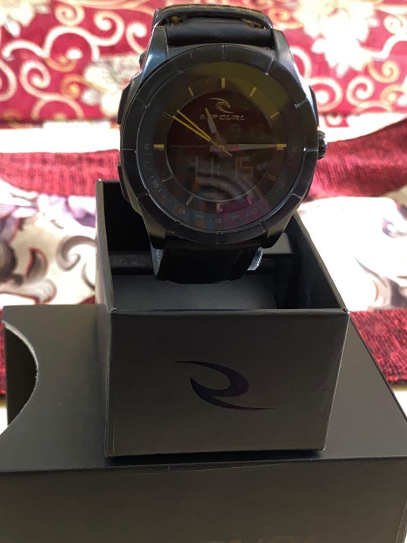Ripcurl Mayhem Leather Watch Fesyen Pria Jam Tangan di Carousell