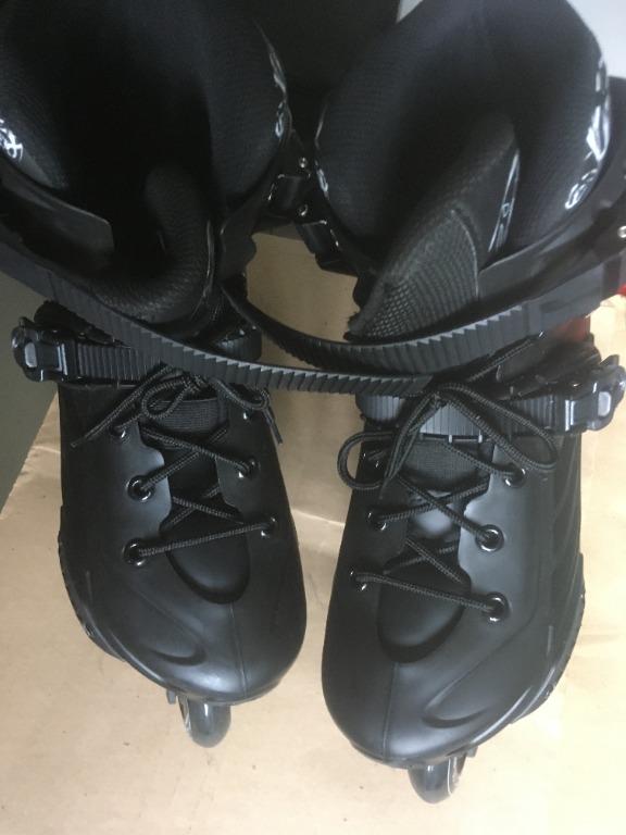 Roselle RS6 Cool Adult Inline Skates / Roller Skates (Black), Sports