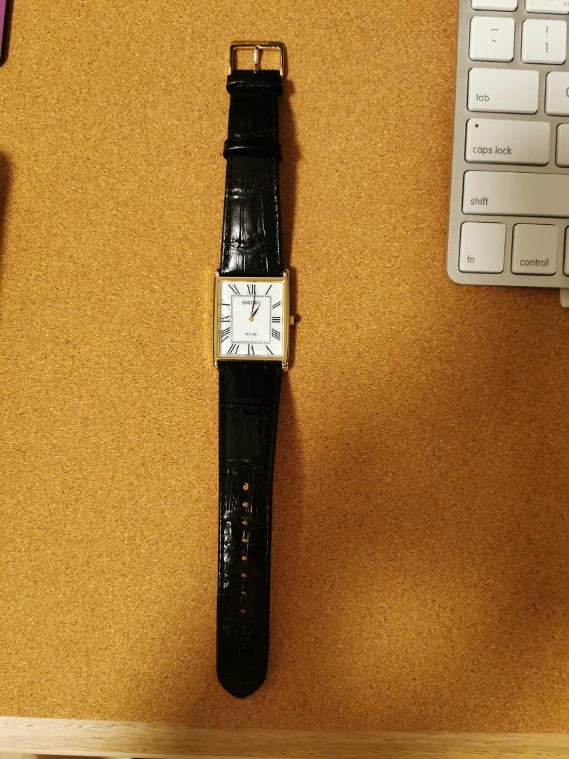 Seiko men's sup880 analog display japanese quartz black watch on sale