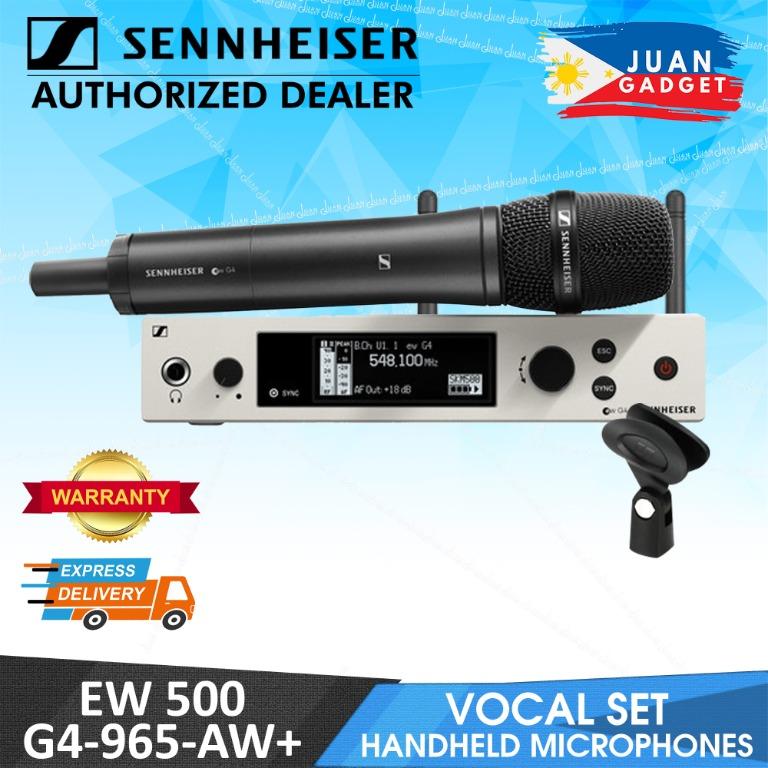 Sennheiser Ew 500 G4 965 Wireless Handheld Microphone System With Mmk 965 Capsule Aw 470 To 558 Mhz Audio Microphones On Carousell