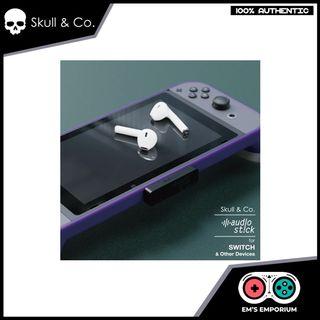 Skull & Co. AudioStick Bluetooth 5.0 Transmitter For Nintendo Switch , PS4 etc  Skull and Co