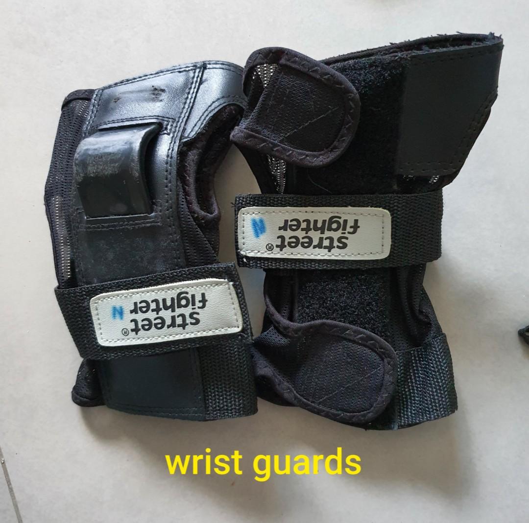 Street Fighter Roller Skates Wrists Guards, Health & Nutrition, Braces