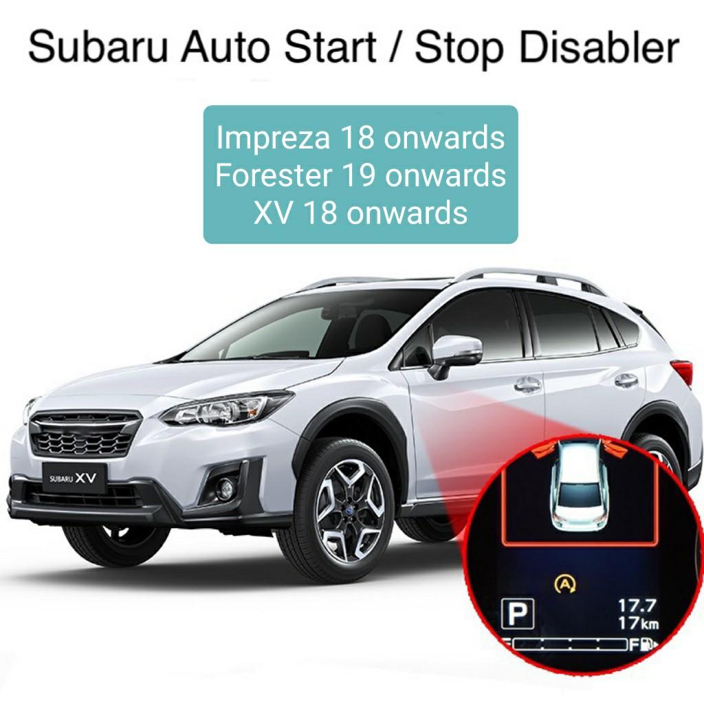 Subaru Auto Start Stop Disable