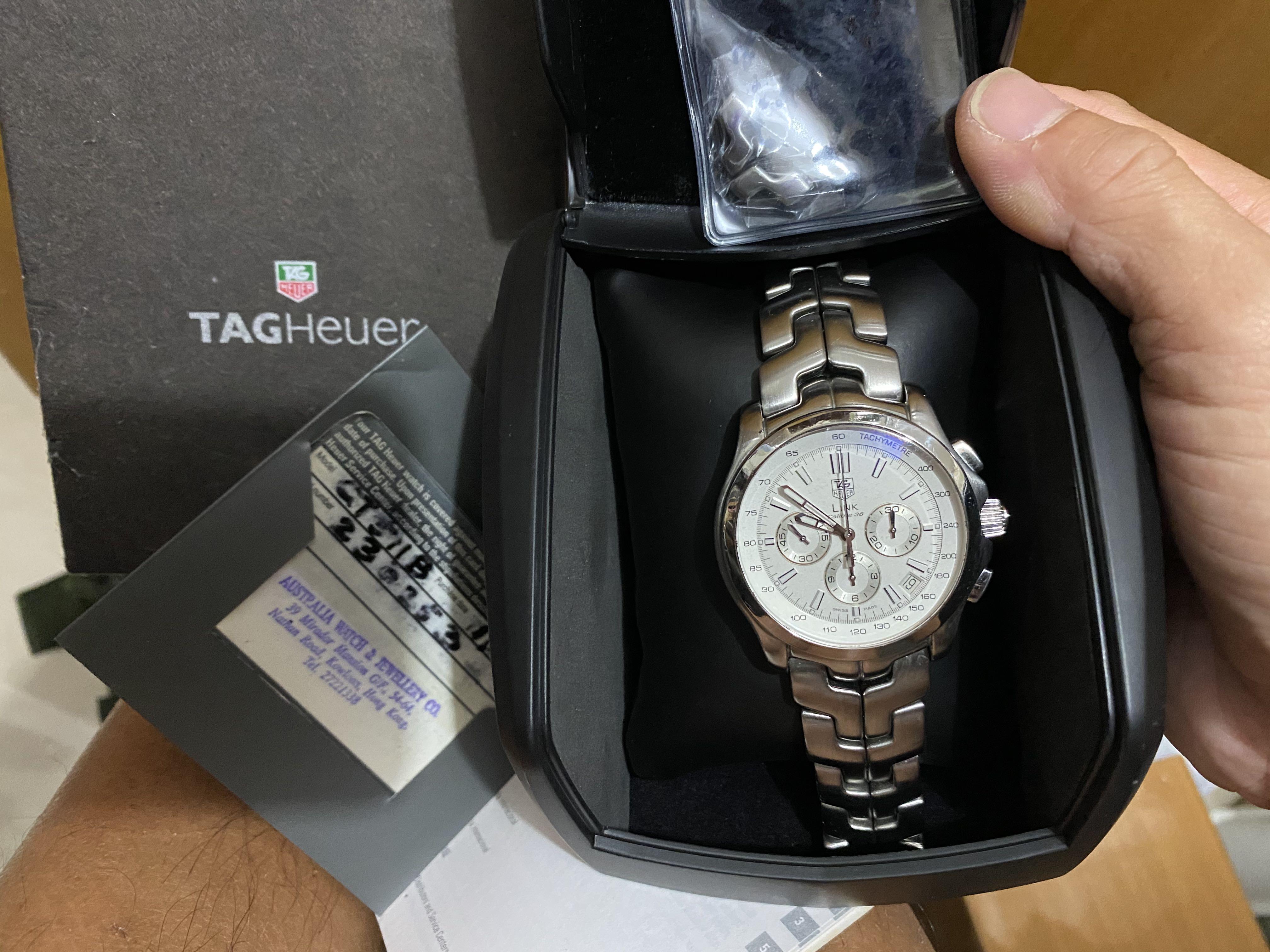tag heuer link calibre 36 limited edition