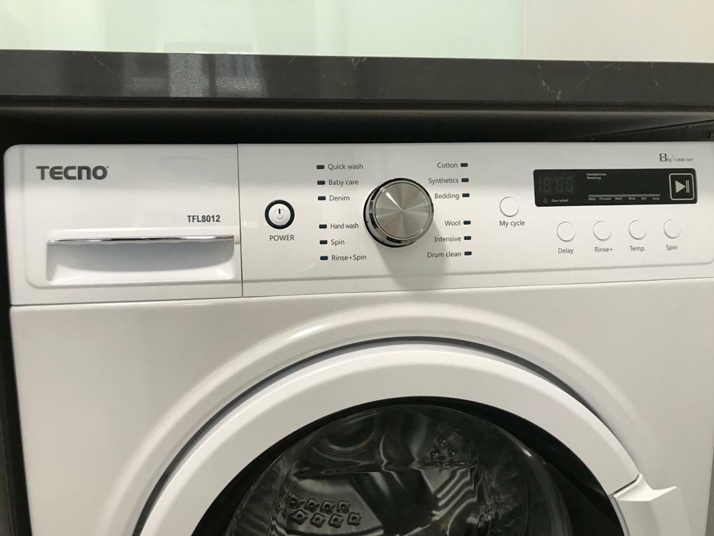 Tecno TFL 8012 8kg Front Loading Washing Machine, TV & Home Appliances