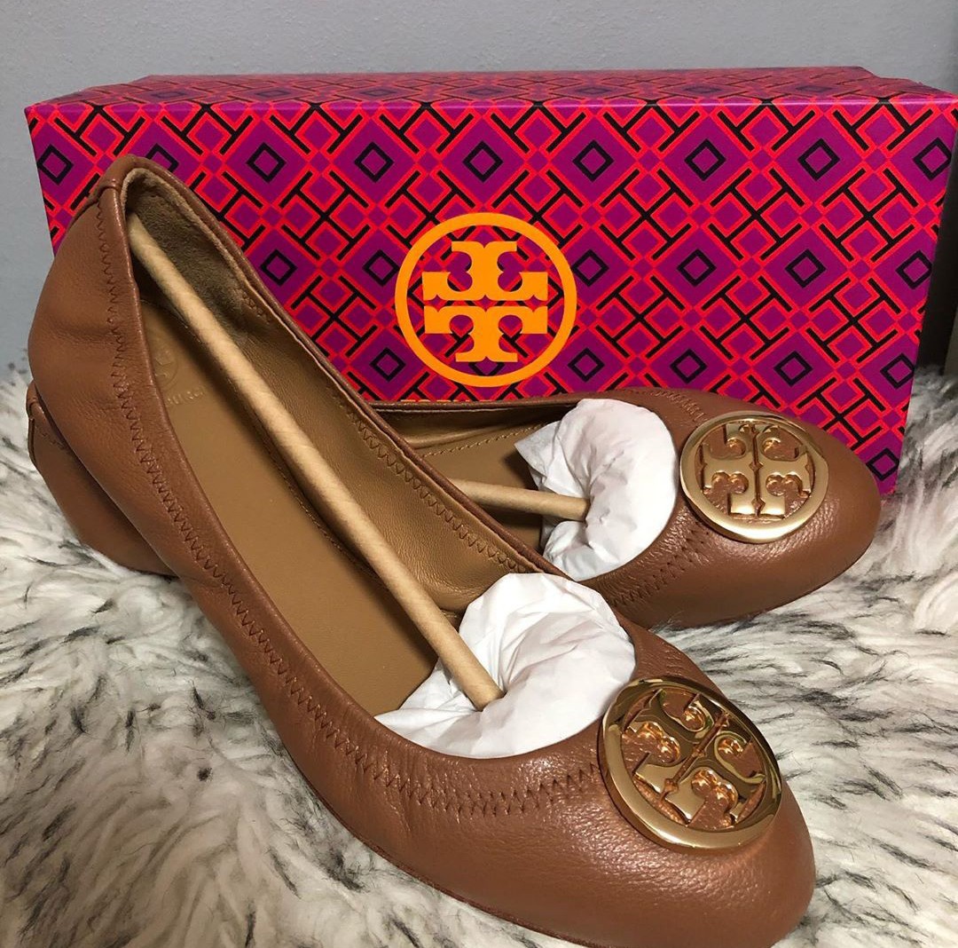 ToryBurch Benton 2 Ballet Flats, Women's Fashion, Footwear, Flats & Sandals  on Carousell