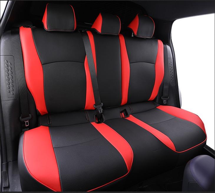 Toyota C-HR CHR Car Seats Cover with TRD Logo (Only Red Black), Car
