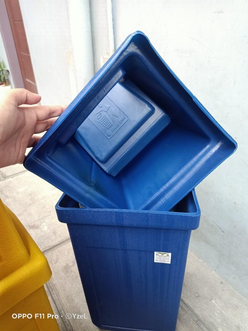 trash bin waste segregation (Category: Waste Bins & Bags) located in Pasig City. Submitted by mikoysweet16 (Listing ID 1036264342, Image 3). Description: trash bin waste manufacturer heavy duty material with swing door cover small/med/large/king interlock design cover for trash bin safety plz call us now for more info and inquiry price is for posting purposes only 09369313227 09167757566.