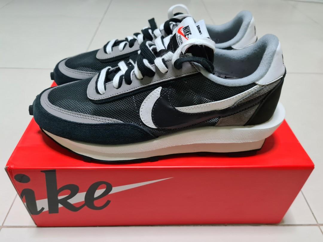 nike sacai black grey