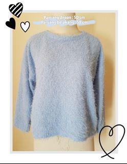 Valley girl blue sweater