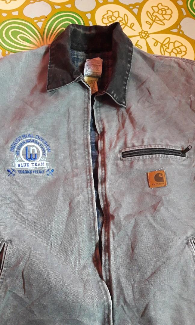 Vintage Carhartt Detroit Jacket 90 S Men S Fashion Clothes Outerwear On Carousell