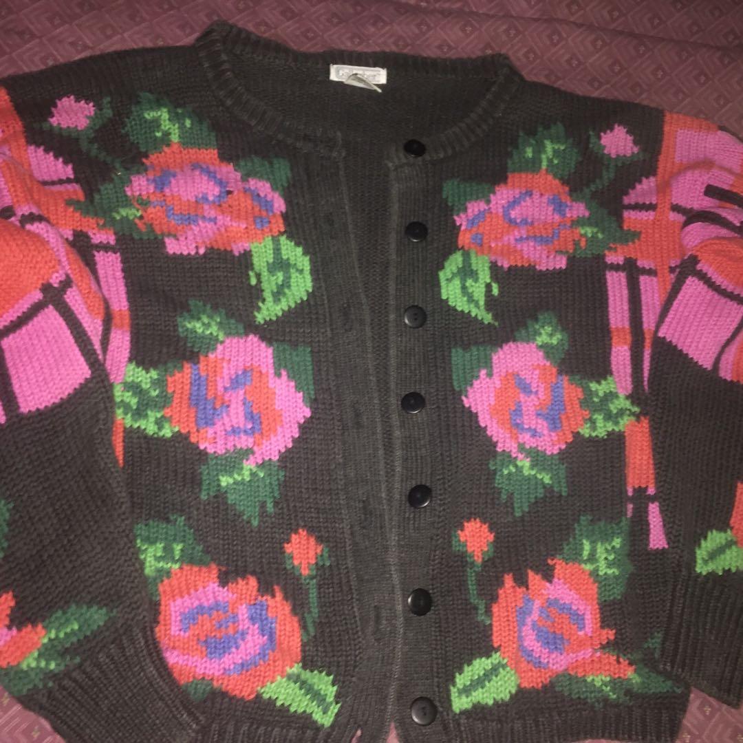 harry styles flower cardigan