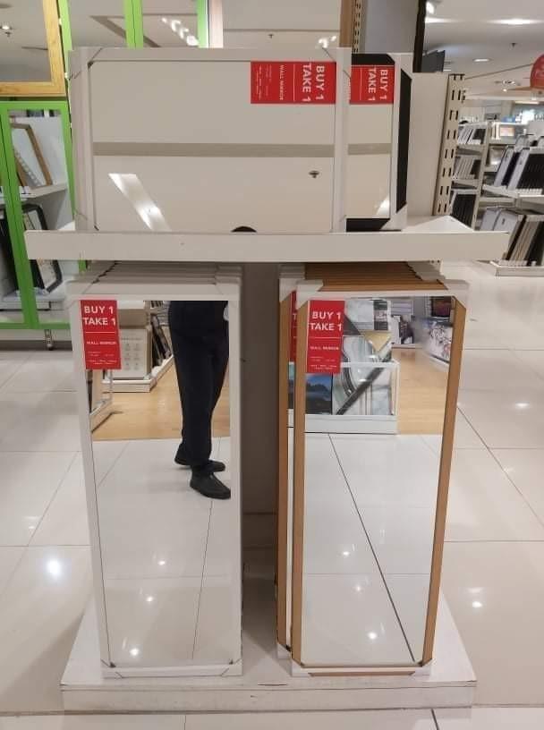 Wall Mirror 12x36 inches, Furniture & Home Living, Home Decor, Mirrors