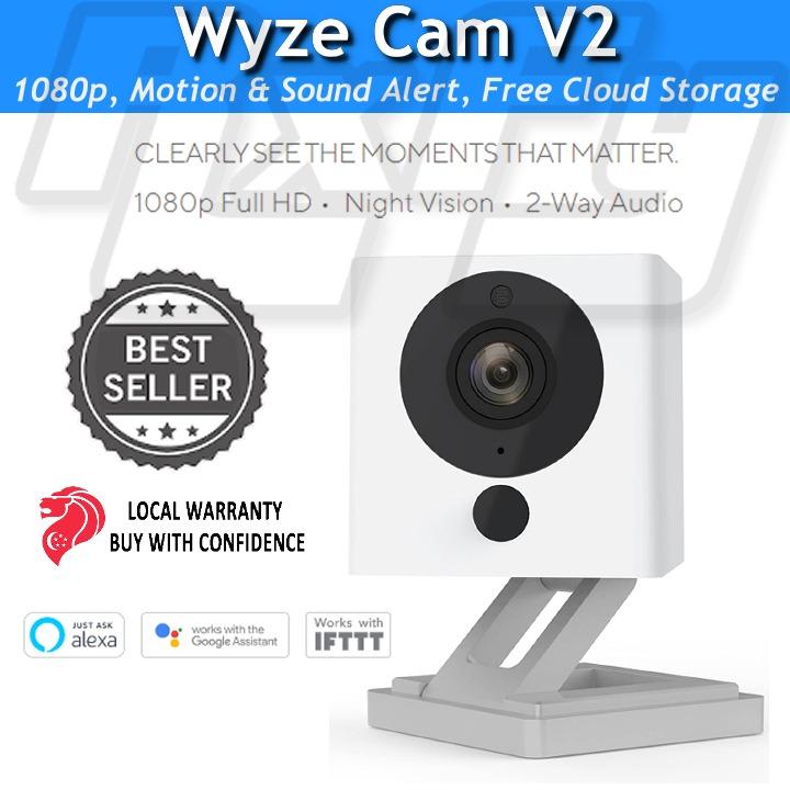 Wyze cam v2 baby monitor top