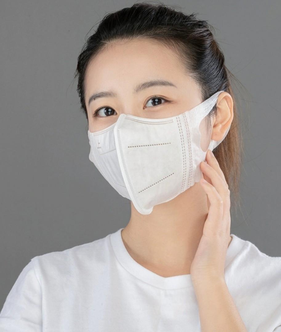 4d mask 3ply, Health & Nutrition, Face Masks & Face Shields on Carousell