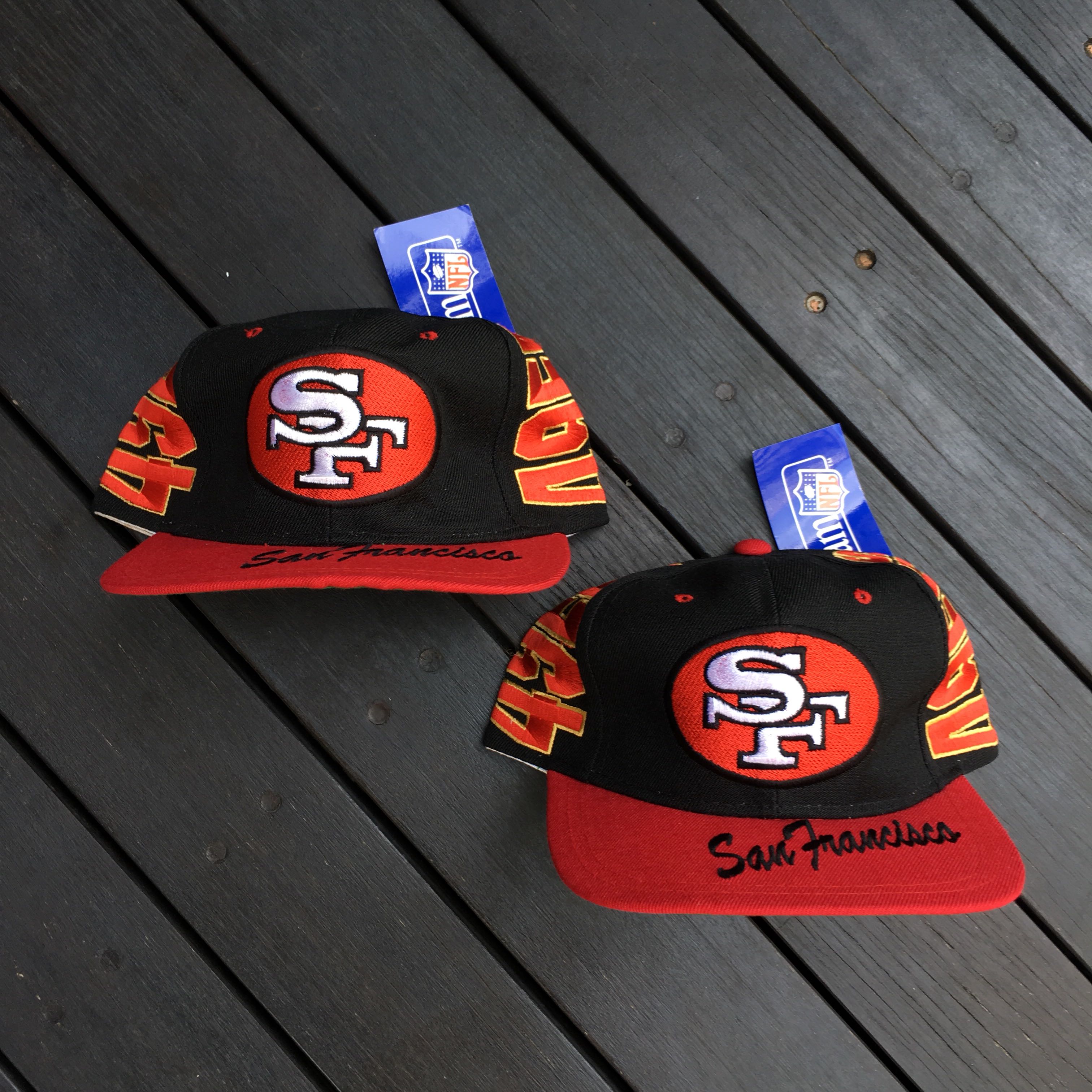 90s NFL San Francisco 49ers Vintage Snapback Caps, Men's Fashion ...