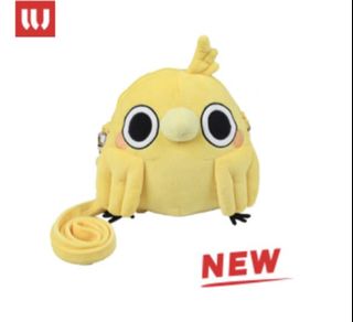 日本 鸚鵡公仔 鳥單肩包 正版 64227740176257110