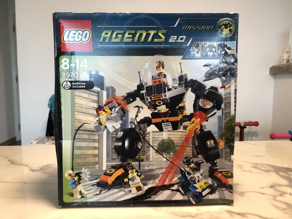 全新LEGO 8970 Agents Robo Attack, 興趣及遊戲, 玩具& 遊戲類- Carousell