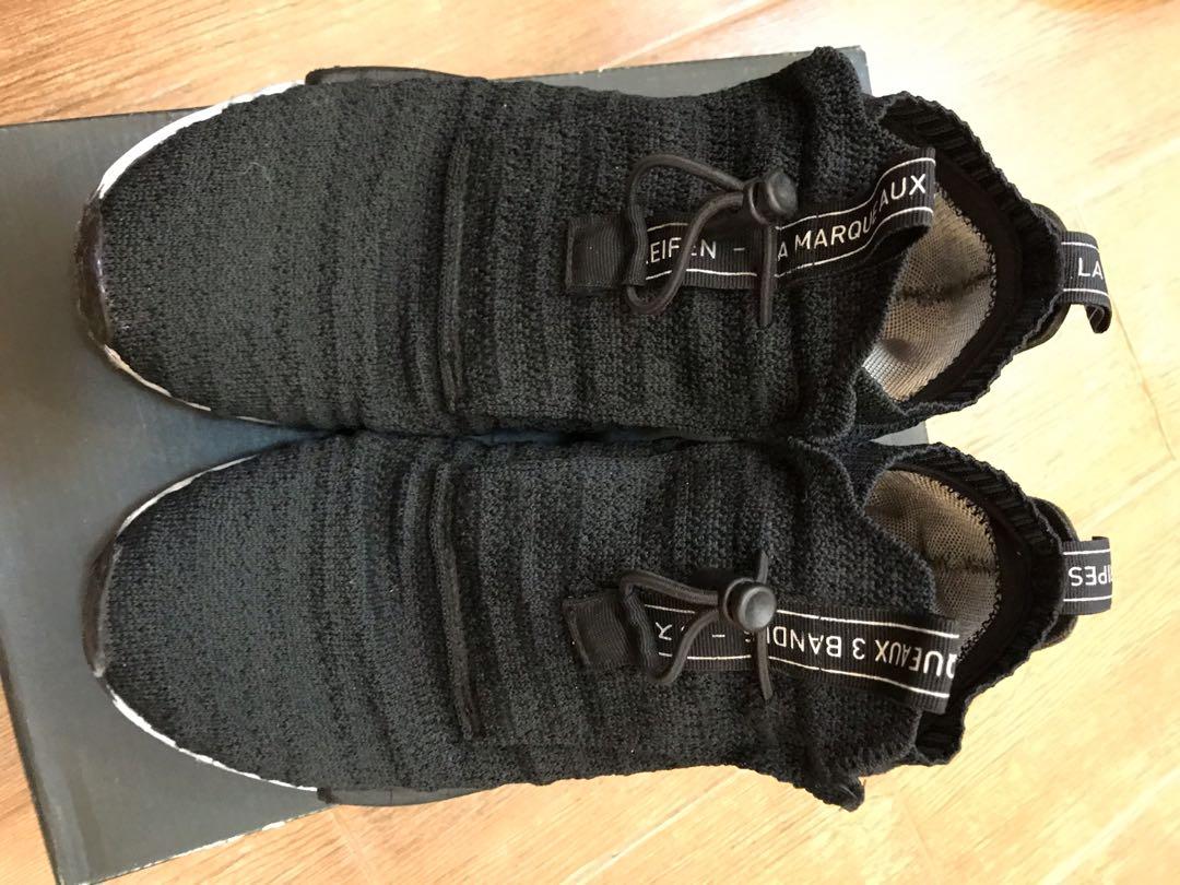 Adidas nmd gore hotsell tex triple black