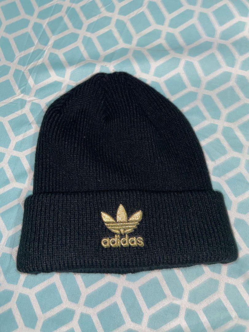 adidas original trefoil black beanie