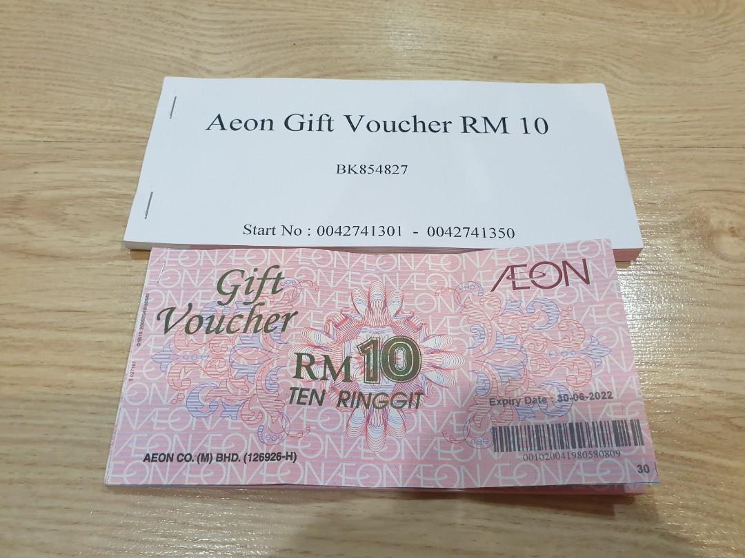 Aeon Voucher Tickets Vouchers Gift Cards Vouchers On Carousell