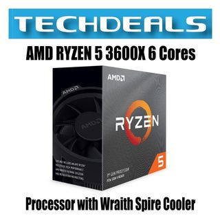Amd Ryzen 5 3600 6 Cores Processor With Wraith Stealth Cooler Electronics Computer Parts Accessories On Carousell