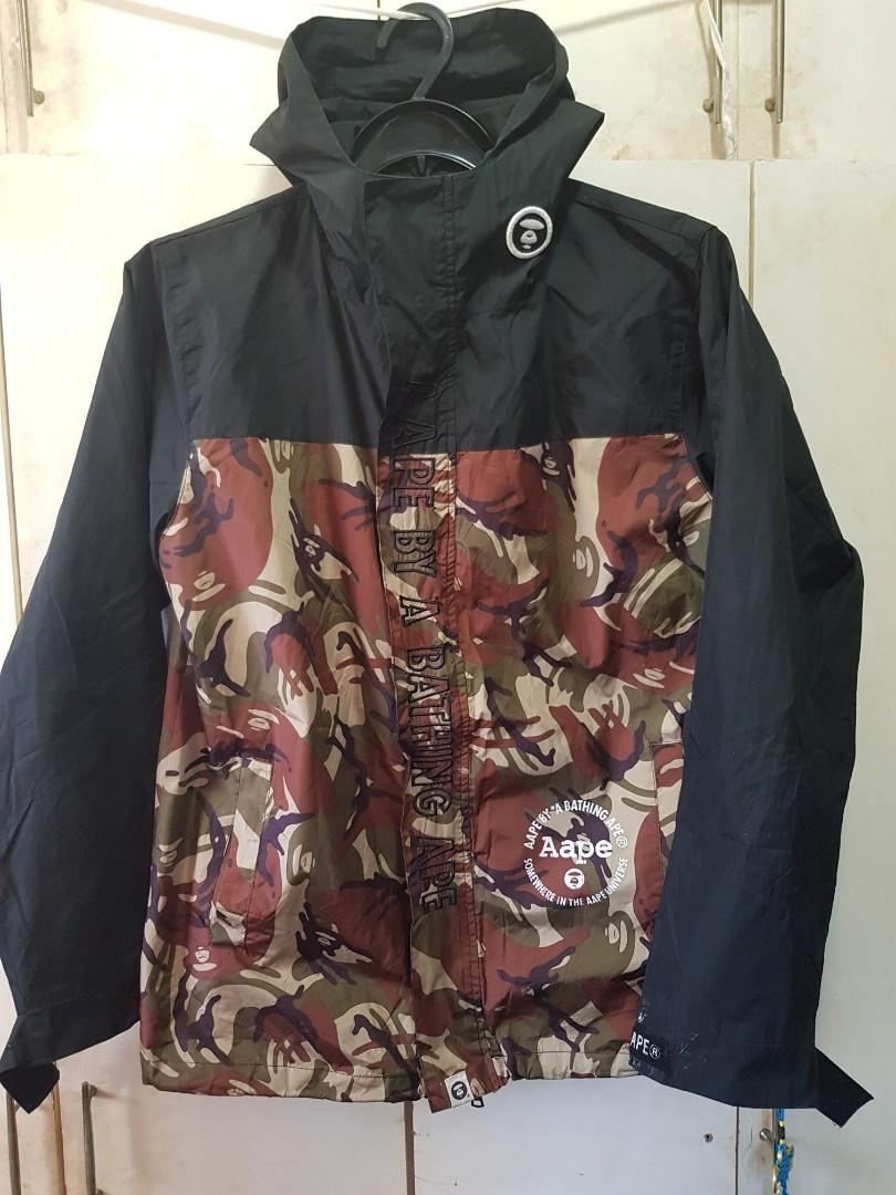 pe By A Bathing Ape Camouflage Hoodie Men S Fashion Coats Jackets And Outerwear On Carousell