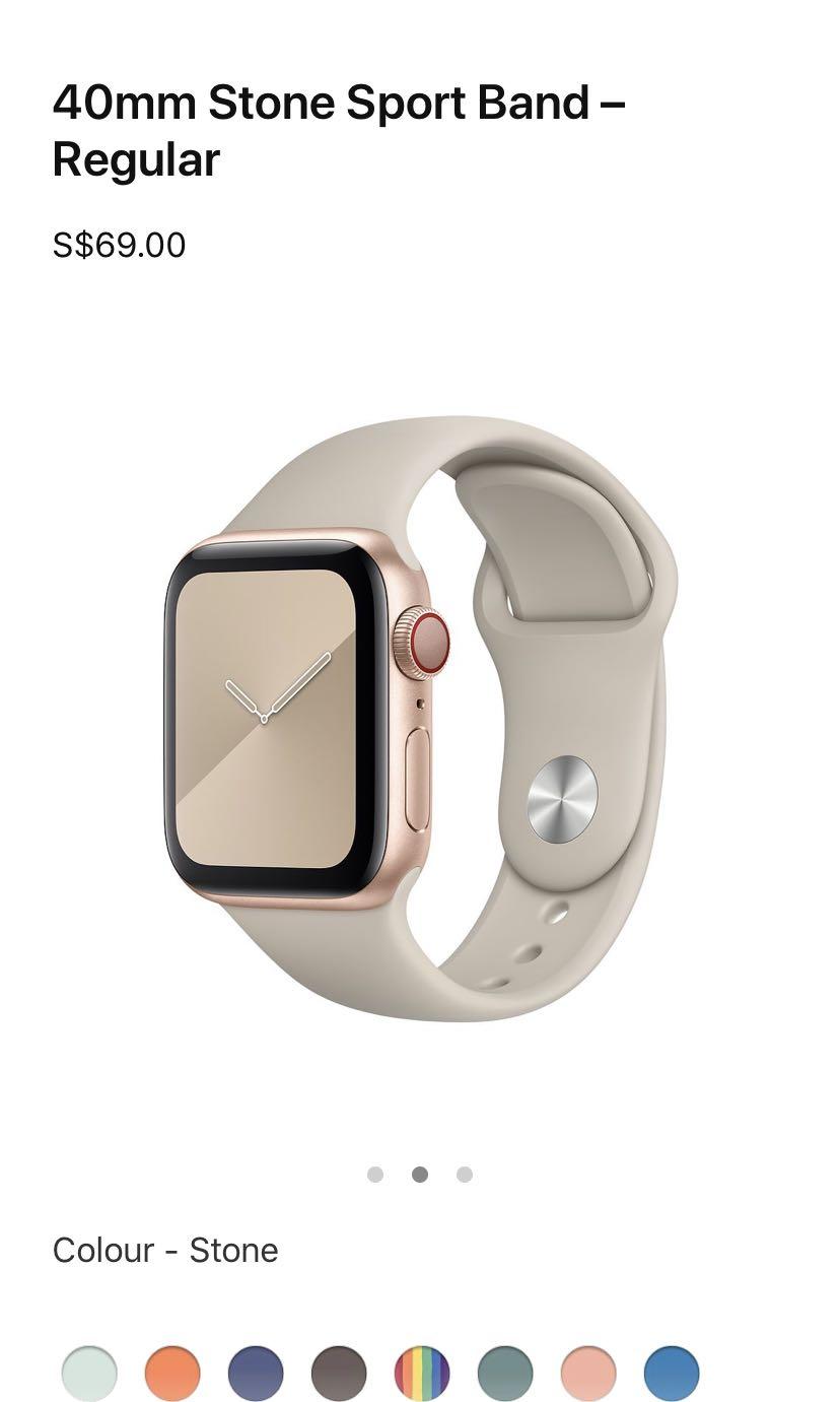 Authentic Apple Watch Stone 40mm strap Mobile Phones Gadgets