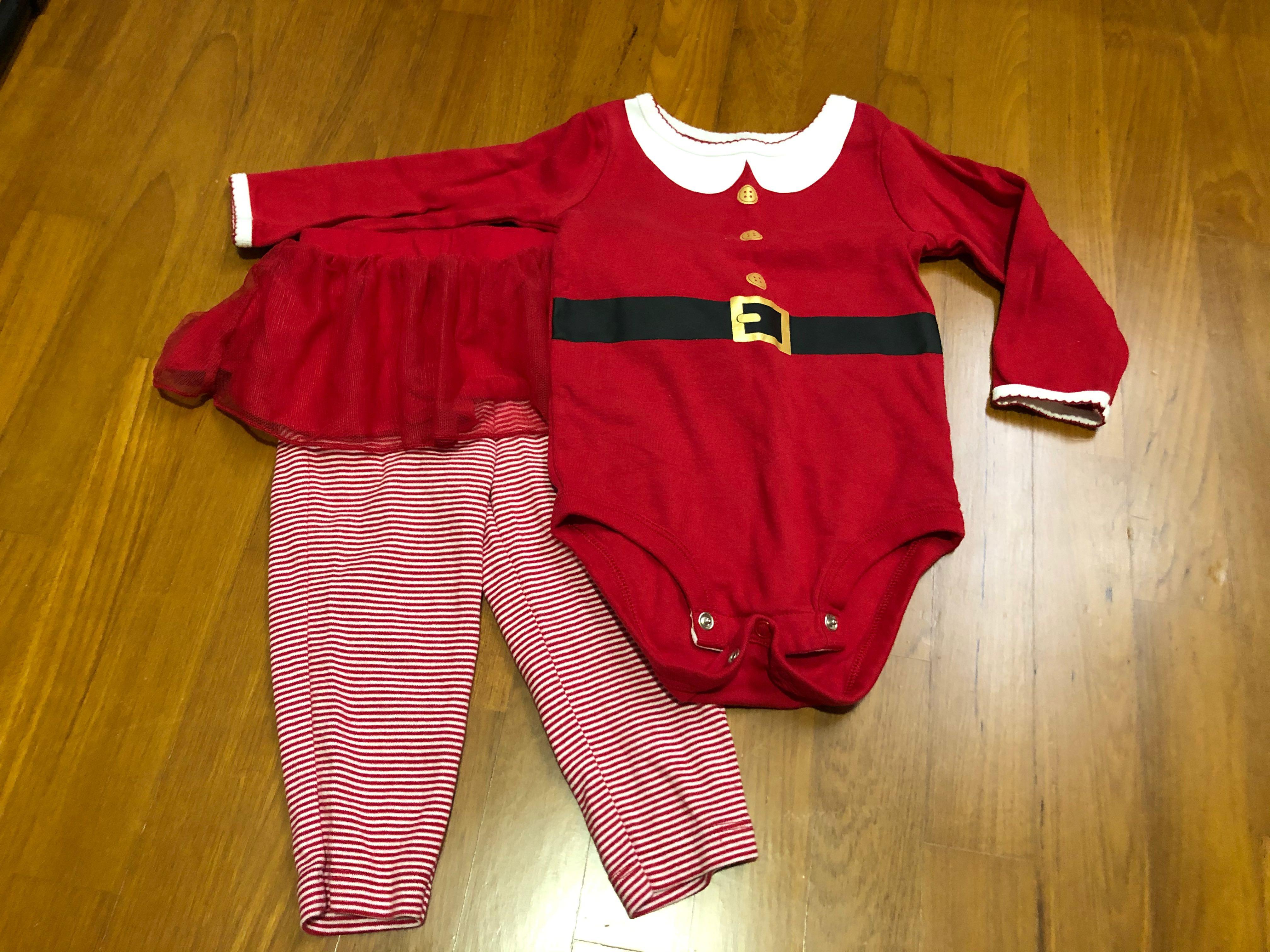 carters baby santa outfit
