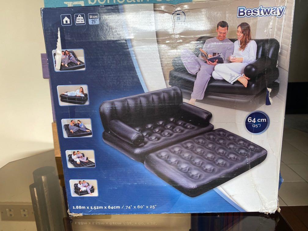 Bestway inflatable sofa bed, Furniture & Home Living, Furniture, Sofas