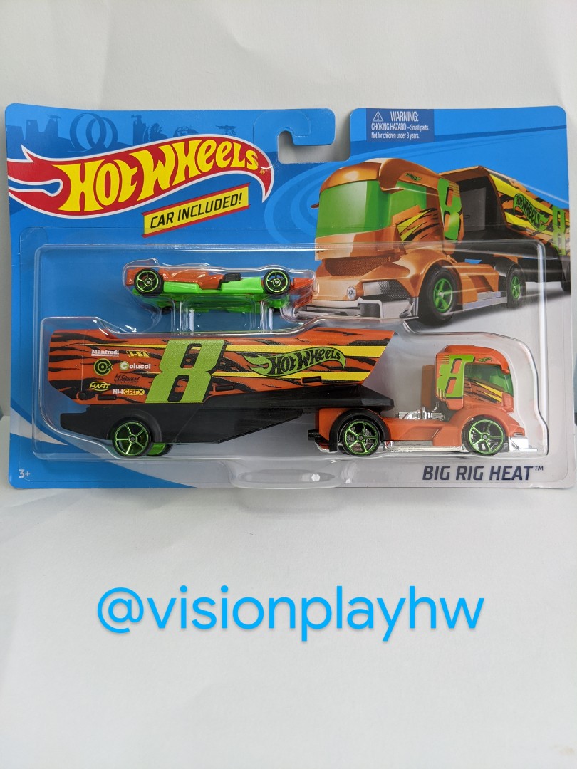 hot wheels big rig heat