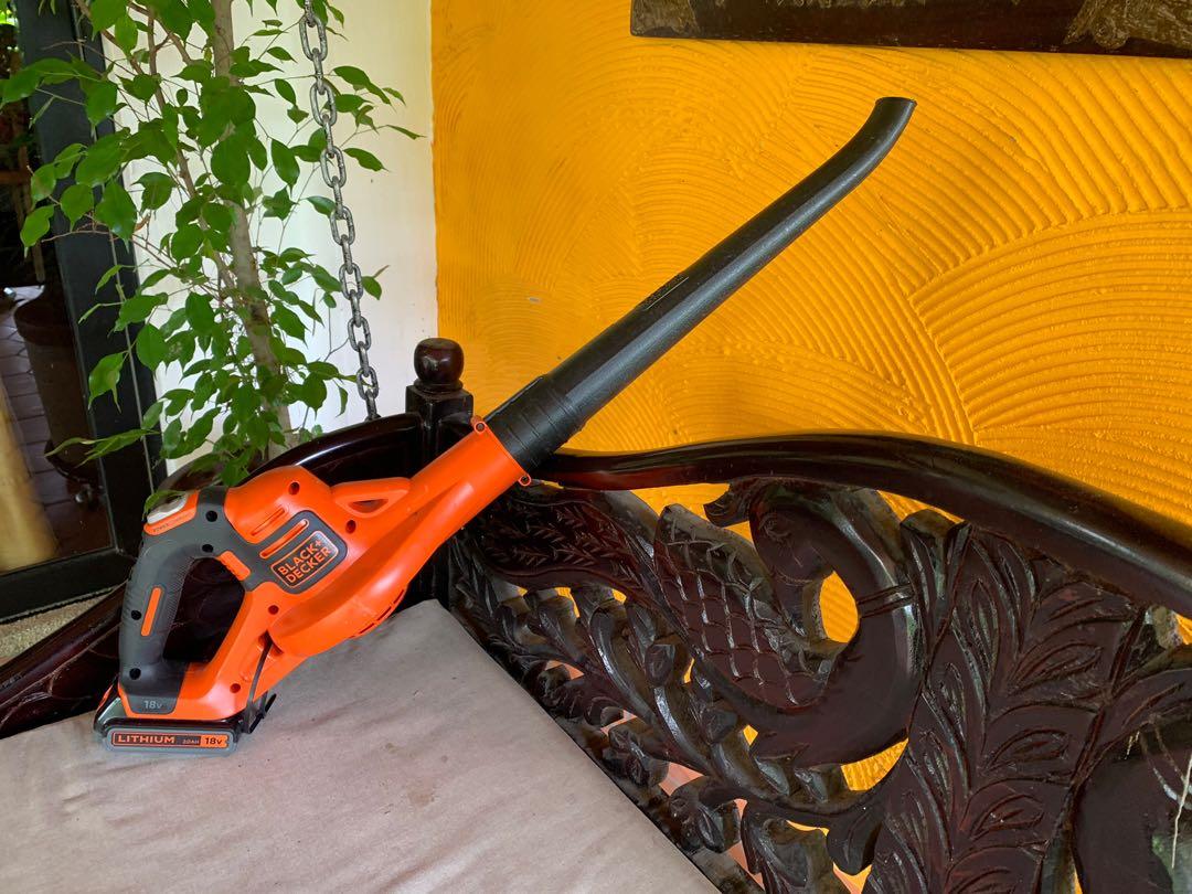 Black and decker cordless 18v leaf blower ns118 on sale