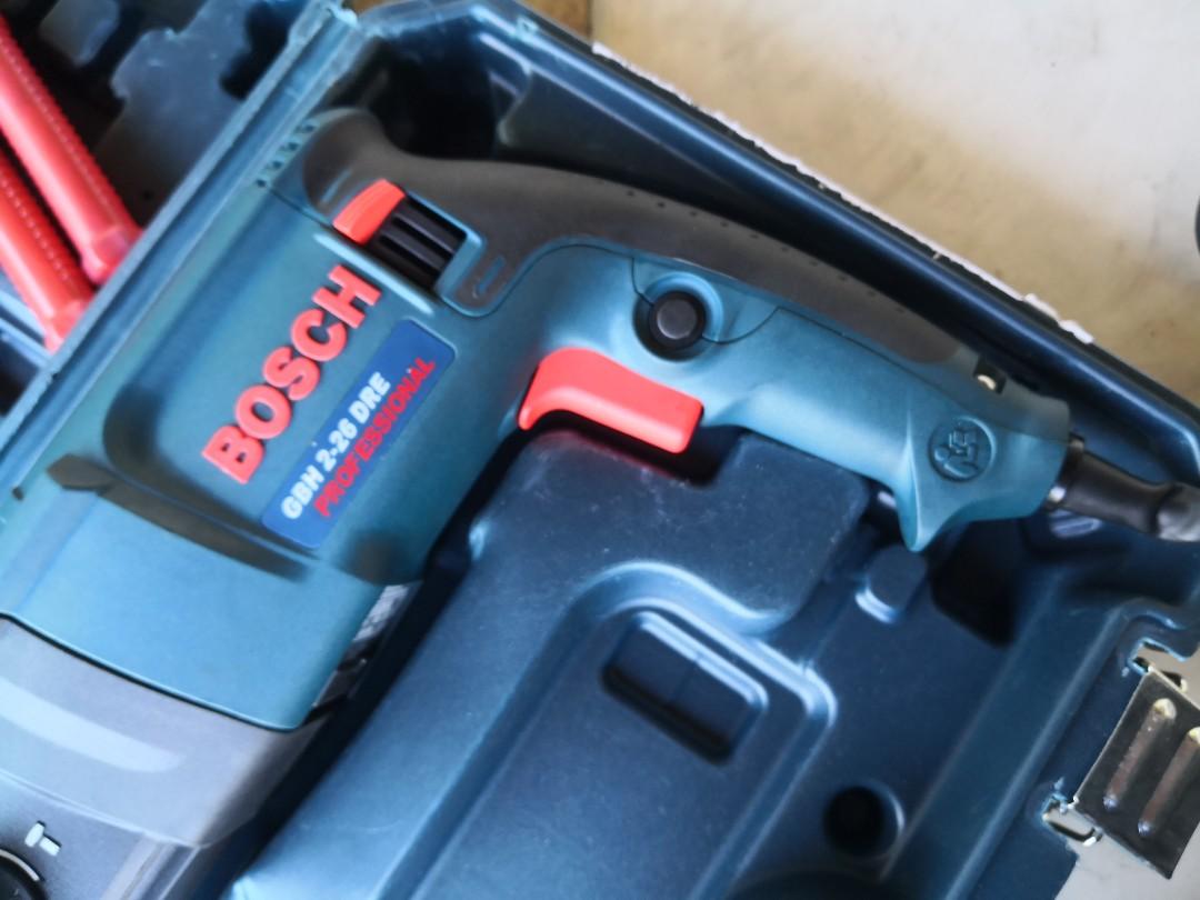 Bosch Four Pit Multi Function Hammer Drill Gbh 2 26 Dre Home Furniture Home Tools And Accessories On Carousell