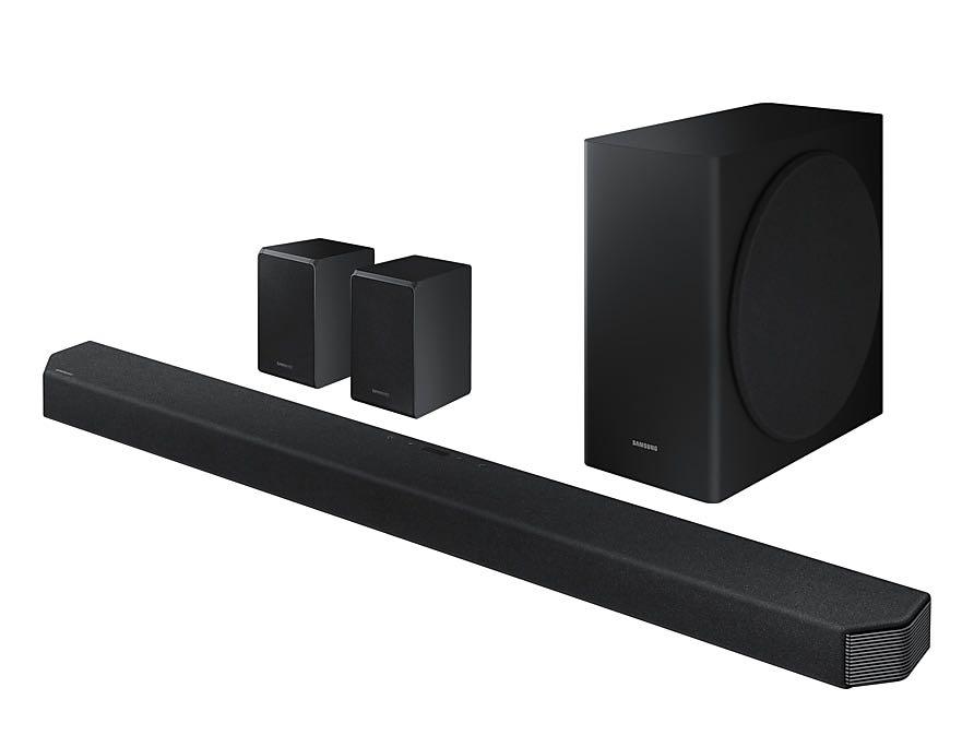 soundbar with wireless rear speakers and subwoofer
