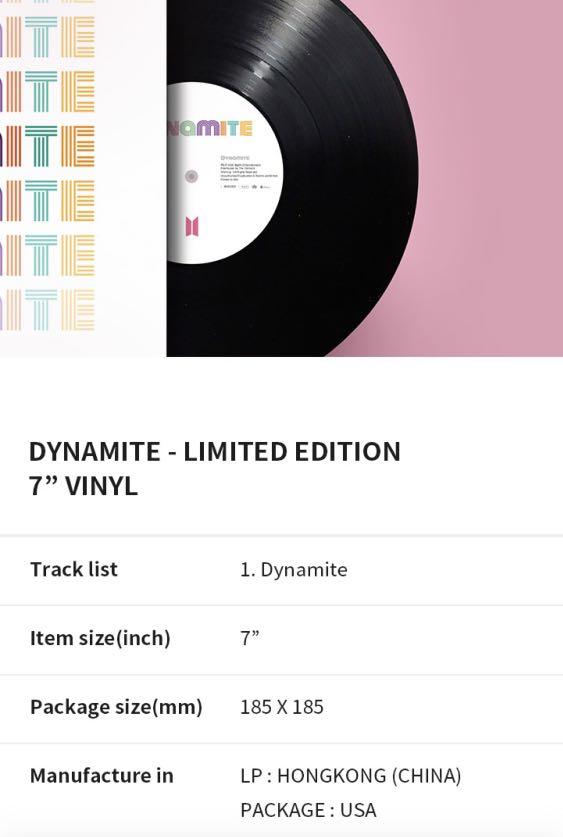 Dynamite track on sale order