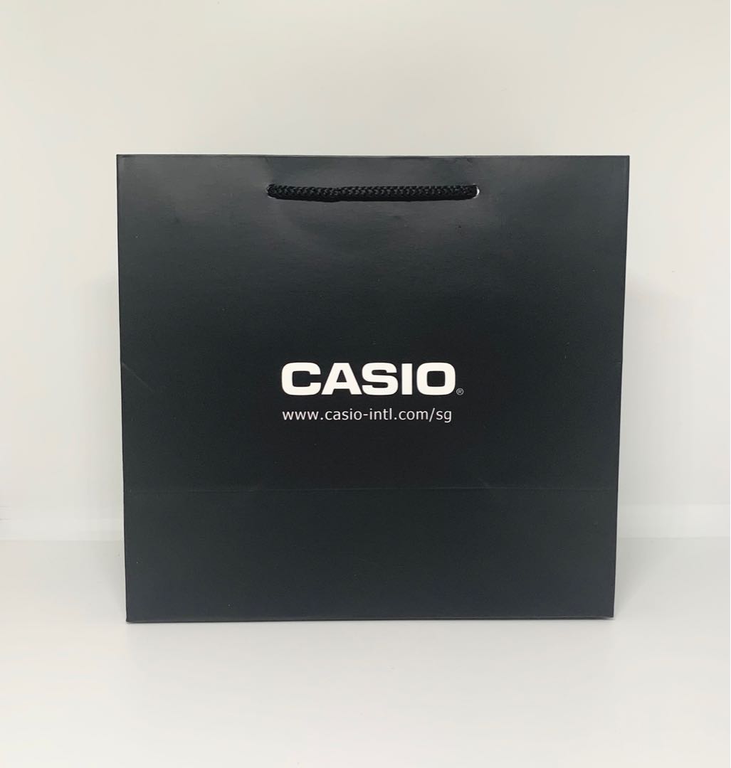 Casio Paper Bag Paperbag in Black