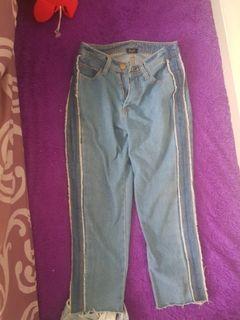 Celana Panjang Jeans Rawis List