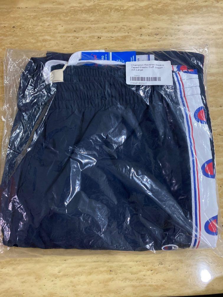 Champion reverse weave best sale taped elastic cuff jogger