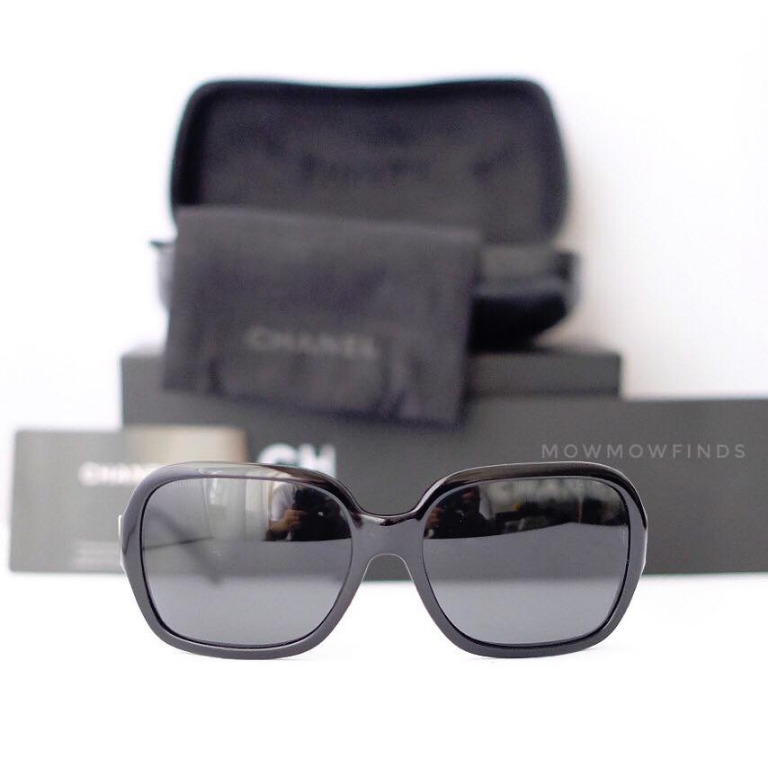 black chanel glasses