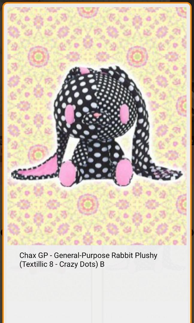 chax gp crazy dots rabbit
