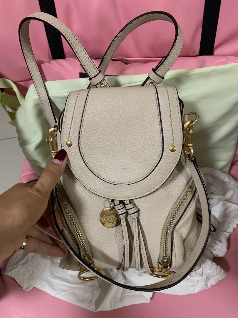 Chloe backpack white cheap