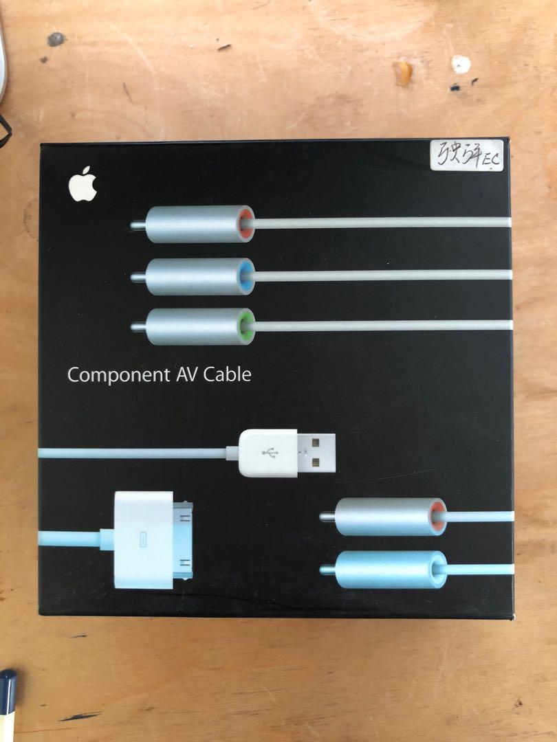 Component AV cable (Category: Cables & Adaptors) located in Singapore. Submitted by chinaschmidt (Listing ID 1032584553, Image 2). Description: New unused Apple Component AV Cable.