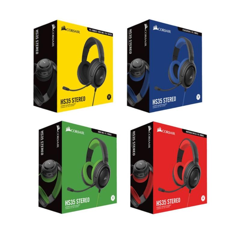 Corsair hs35 stereo gaming headset green shop