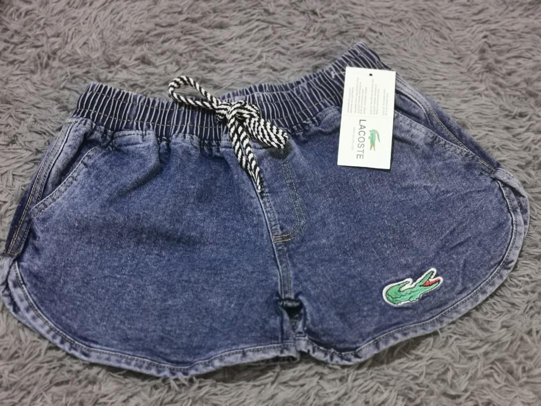 lacoste jean shorts