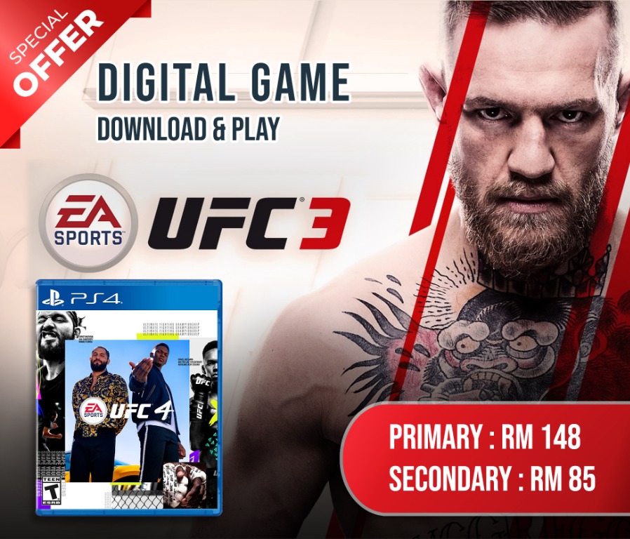 EA SPORTS UFC 4 PS4, Video Gaming, Video Games, PlayStation on Carousell