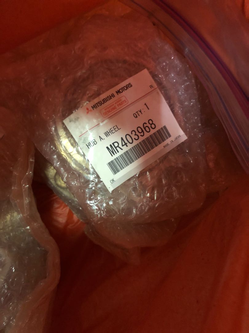 Evo 9 original rear wheel bearings, Car Accessories, Accessories on