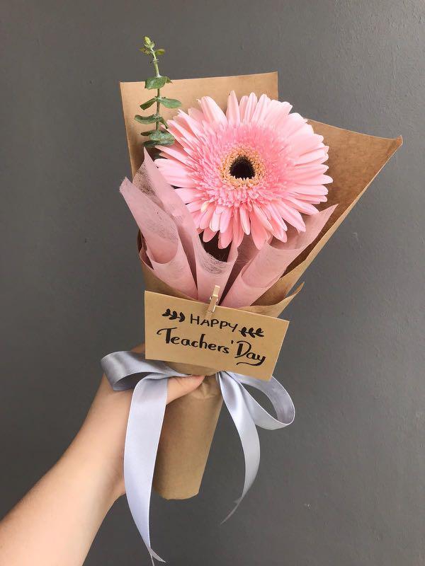 Flower Bouquet Teachers’ day, Hobbies & Toys, Stationery & Craft