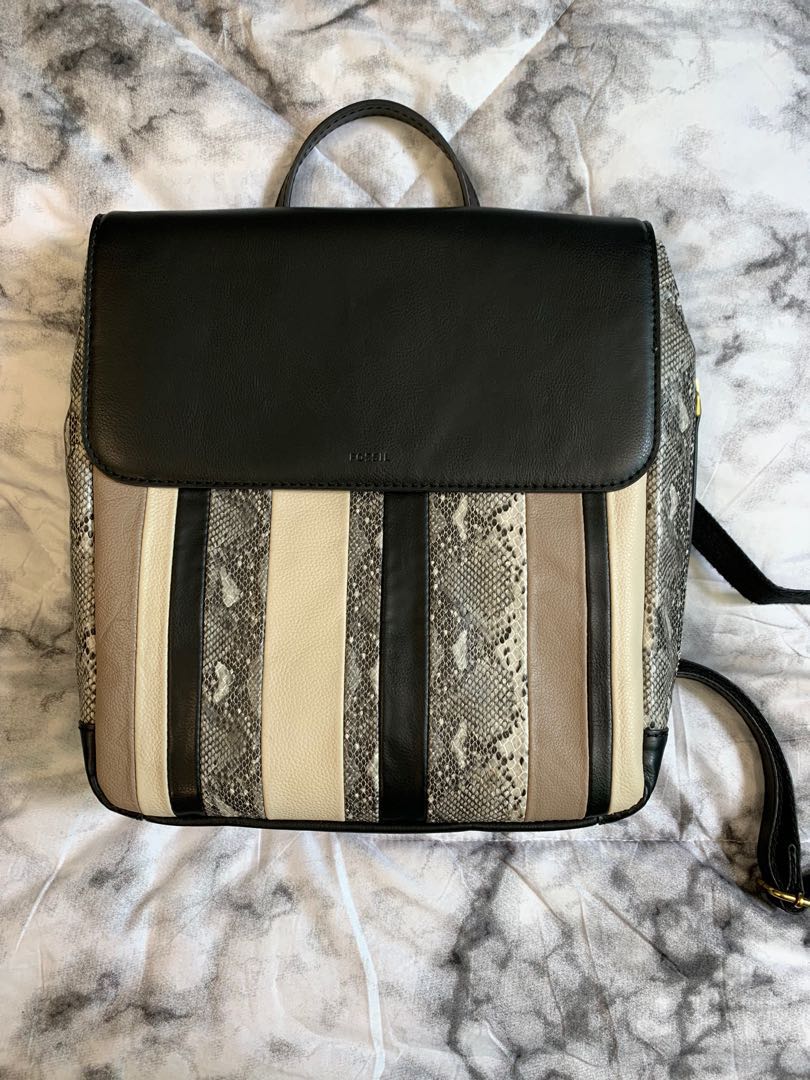 Fossil Claire Backpack Patchwork